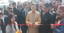 Uttarakhand CM Dhami inaugurates temporary helipad in Khatima